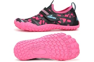 UBFEN Water Shoes for Kids Boys Girls Aqua Socks Barefoot Beach Sports Swim Pool Quick Dry Lightweight Toddler Little Big Kid