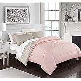 Casa Lightweight Comforter Set, Full, Blush