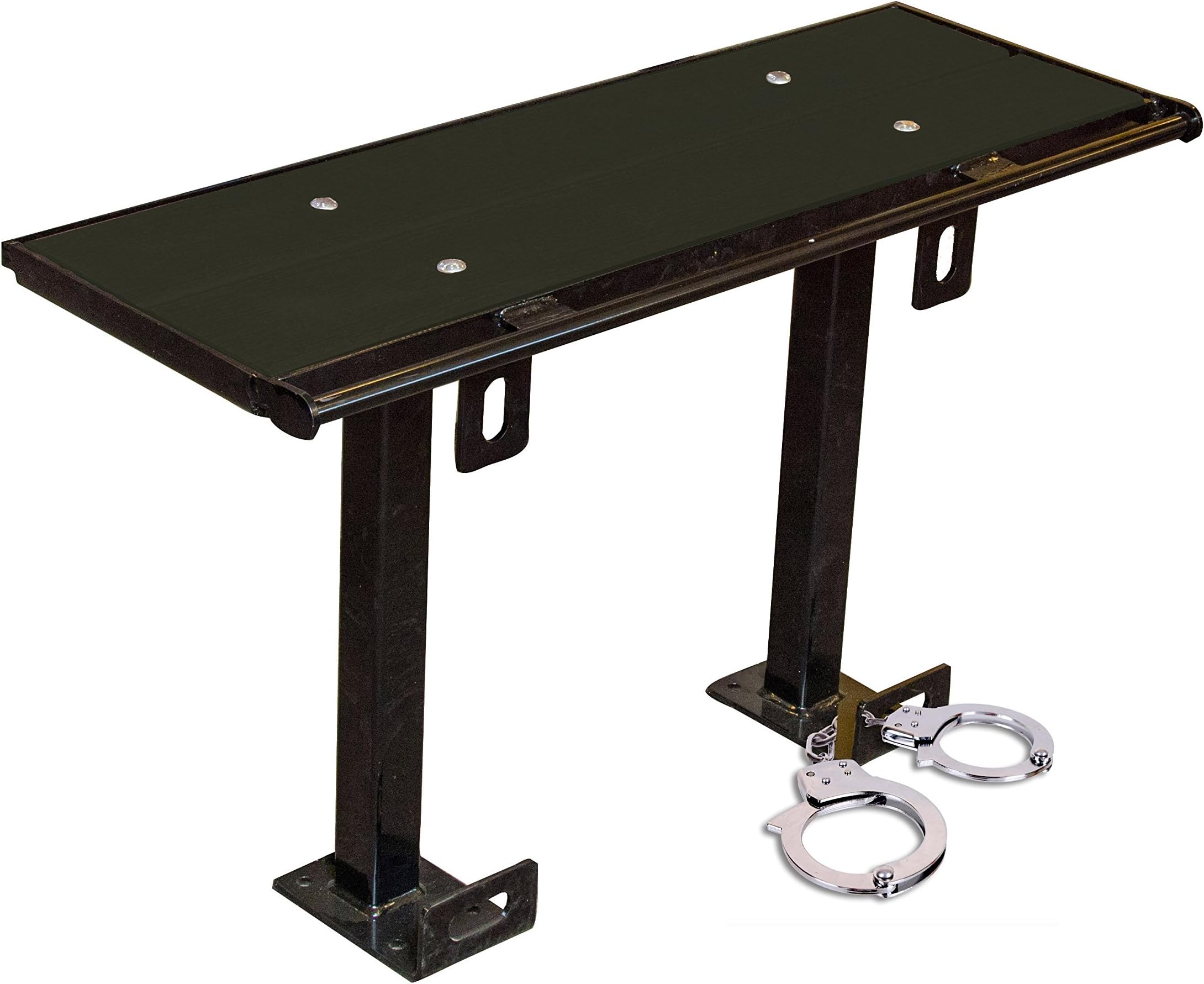Bluff PB-4-NOBACK-STD-SOLIDSTEEL Prisoner Restraint Bench, 4', Solid Steel