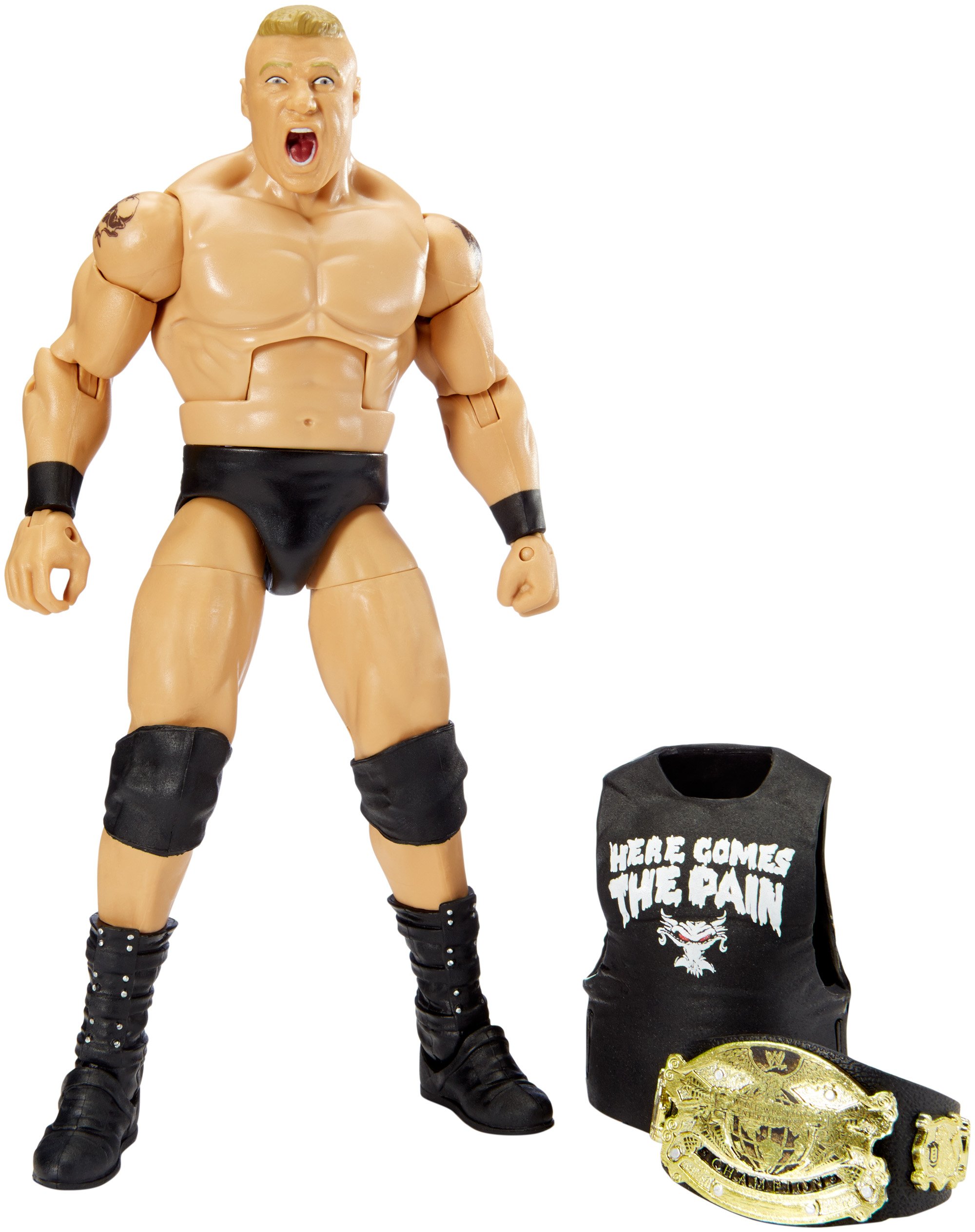 WWE Brock Lesner WrestleMania Elite Action Figure Toy