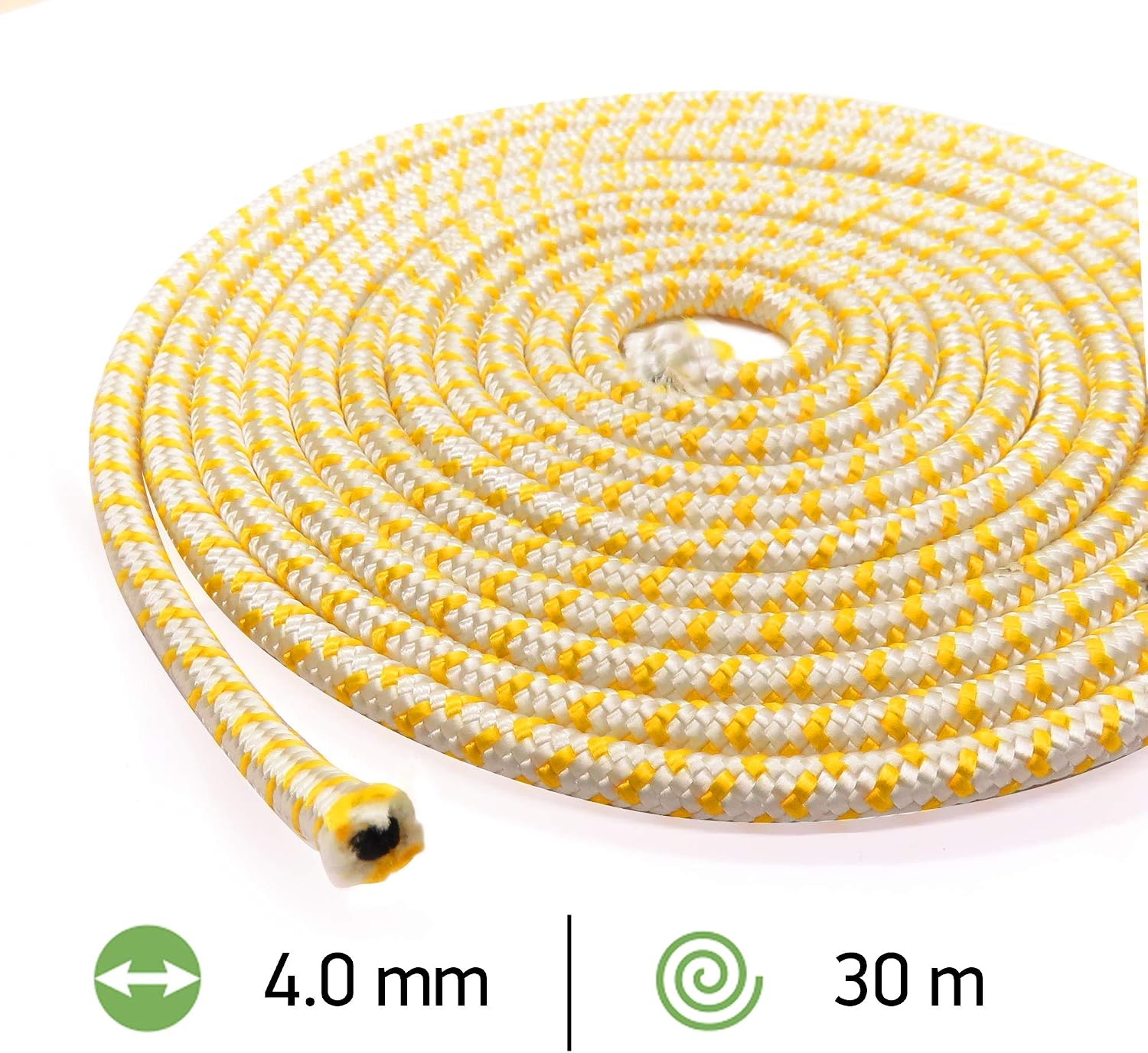 Oregon Starter Rope 4 mm x 30.5 m (100 ft) Roll Length, for Chainsaws, Strimmers & Brush Cutters, Polyamide Core, Oil & Petrol Resistant (522853) - Image 3