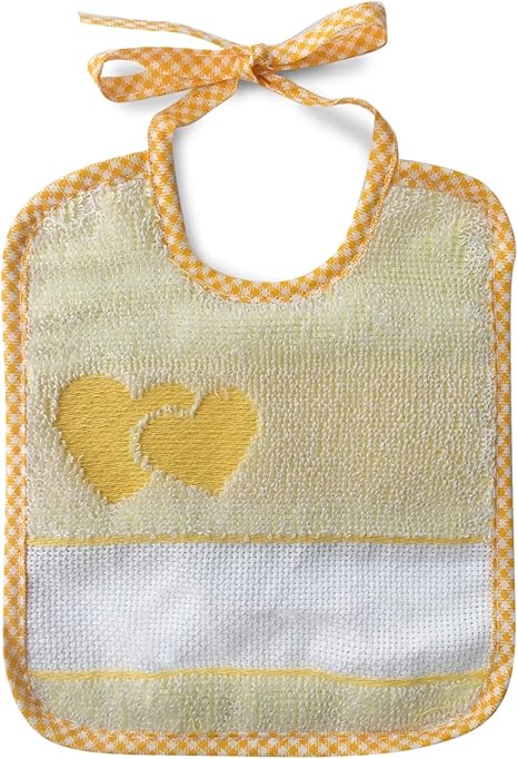 aida cloth baby bibs