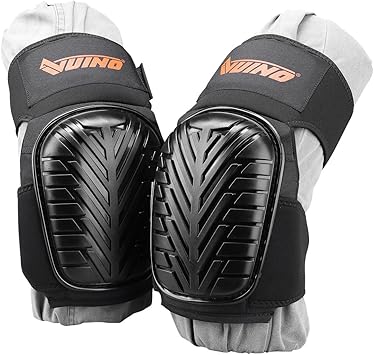 Vuino Heavy Duty Knee Pads With Comfortable Gel Cushion Adjustable