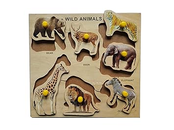 Wissen Economy Wooden Animal Learning Puzzle