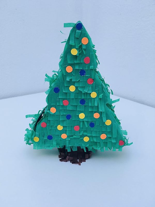 Mini Piñata de Arbolito de Navidad Handmade