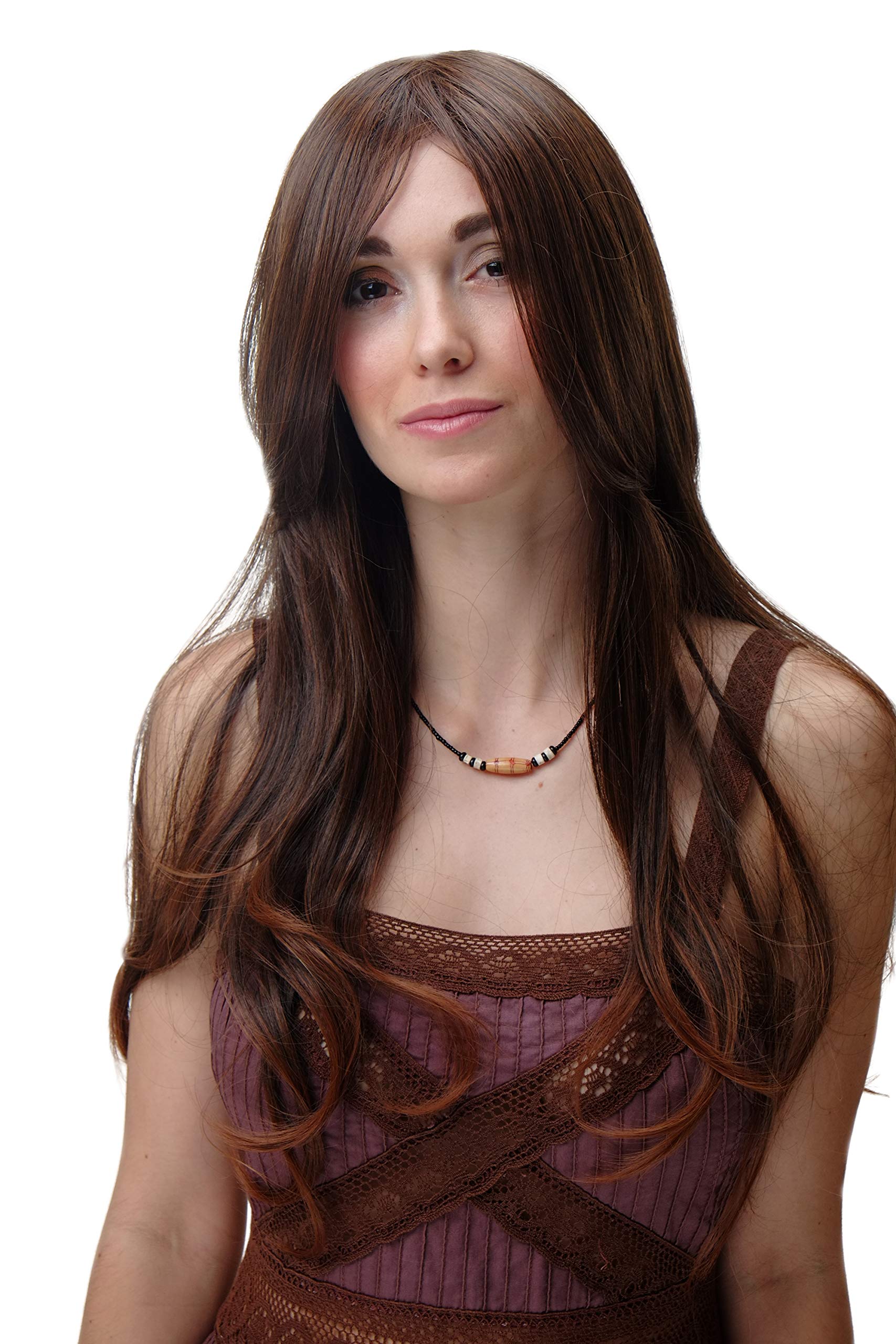 WIG ME UP - Wig Long Straight Chestnut brown mix 3445-2T30