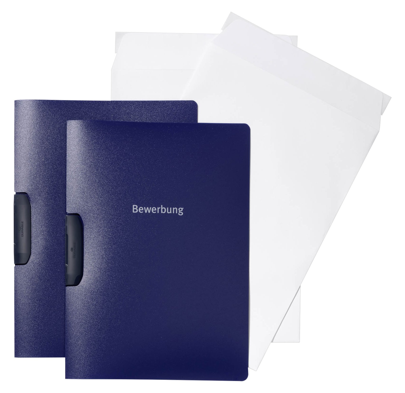 Durable 999107390 DURASWING JOB Application Set 2 Application Folders with 2 Envelopes dark blue