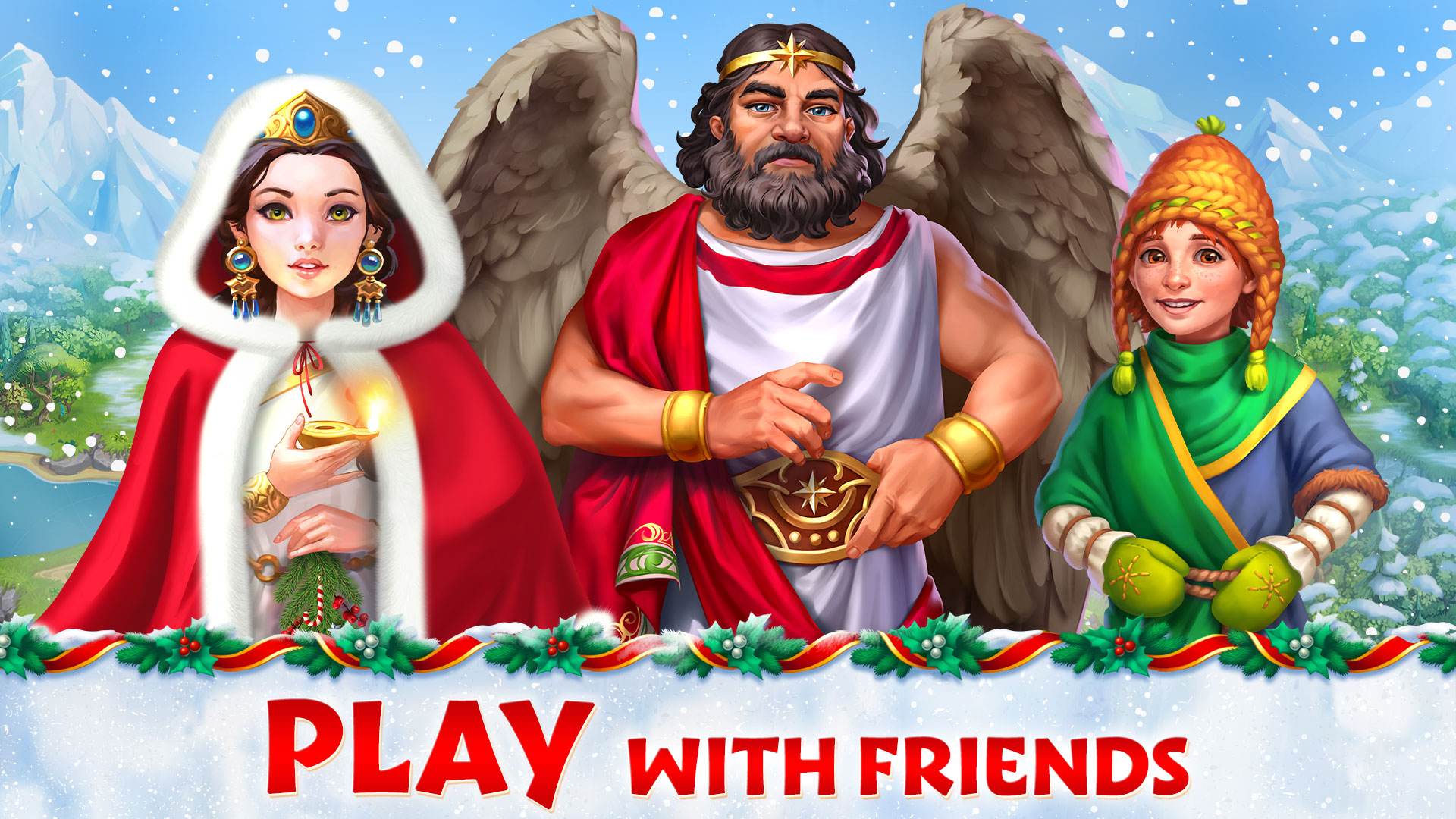 Jewels of Rome Play Match 3 Game. Grow and Rebuild the Royal City