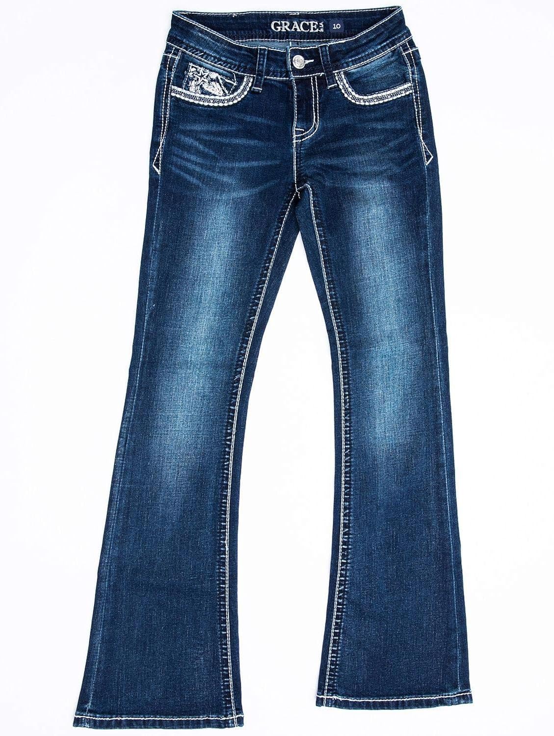 girls straight jeans