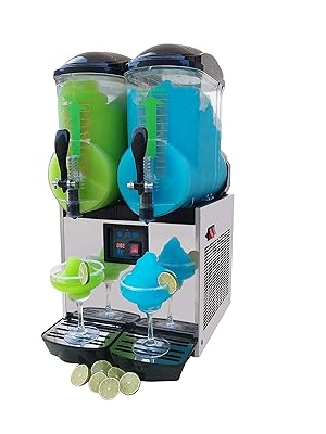 Bravo Italia 2-Bowl Slushie Machine for Frozen Drink Making