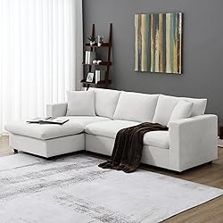 L-Shaped Reversible Sectional Sofa Modular Cloud