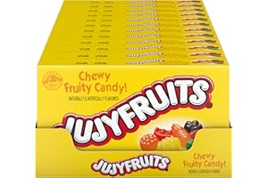 Wonka Jujyfruits Gummy candy, Assorted Gummy Candy, 5 Ounce Theater Candy Boxes (Pack of 12​)