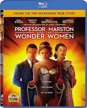 Amazon Com Professor Marston The Wonder Women Blu Ray Luke Evans Rebecca Hall Bella Heathcote Connie Britton Oliver Platt Angela Robinson Amy Redford Andrea Sperling Terry Leonard Boxspring Entertainment Stage 6 Films Topple