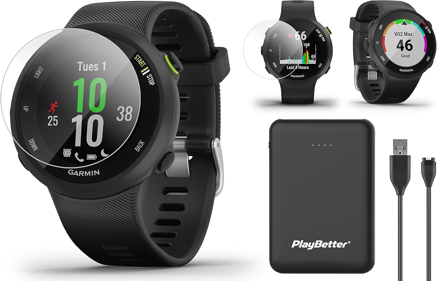 garmin forerunner 45 heart rate monitor not working