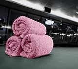 Utopia Towels Flannel Face Cloths Set 30x30 cm 24-Pack Pink 100% Ring Spun view 8