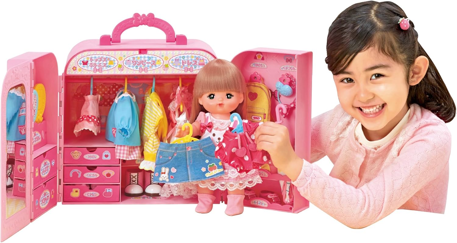 Amazon メルちゃん おせわパーツ おかたづけばっちり おしゃれクローゼット お世話パーツ おもちゃ