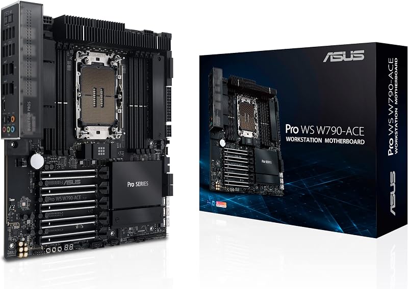 ASUS PRO WS W790-ACE Workstation Motherboard Intel W790 LGA4677 8 DDR5 10G LAN