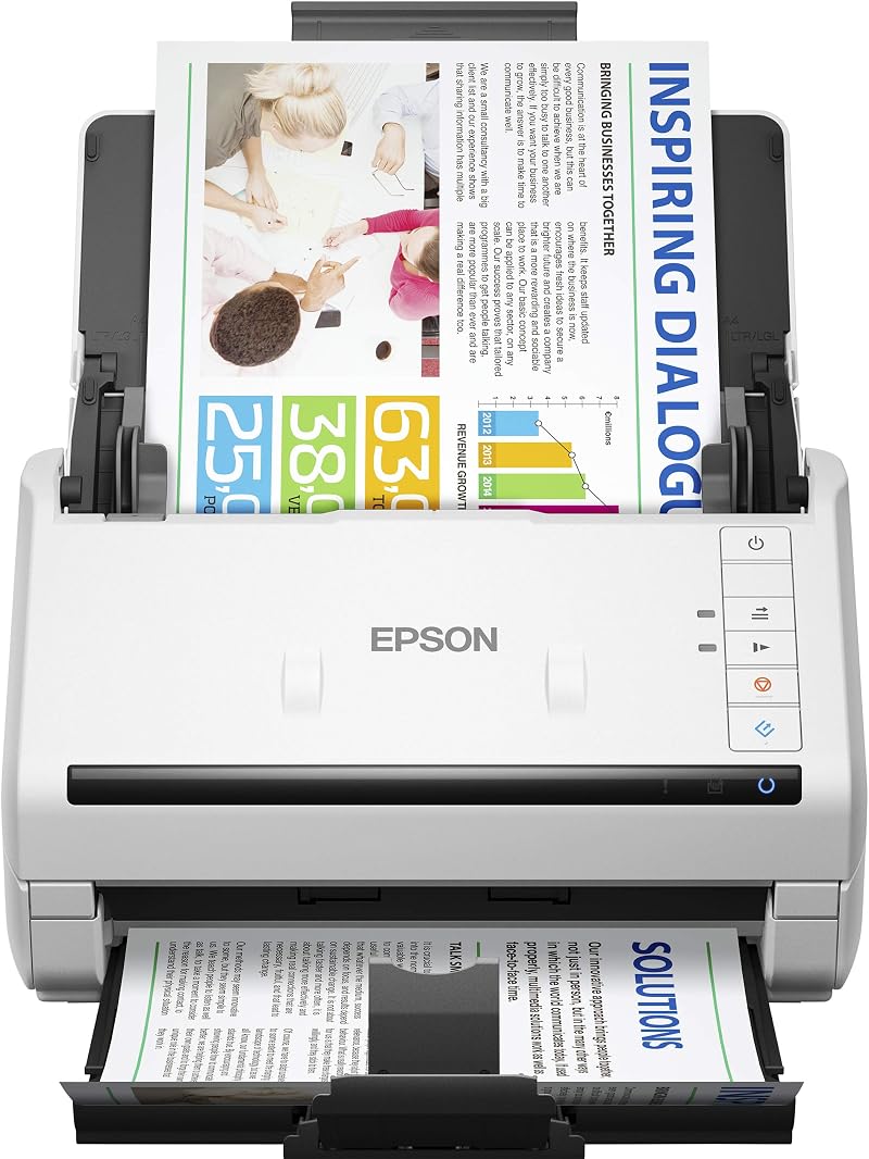 Epson Workforce DS-530II Network Sheetfed Document Scanner 35PPM Ethernet USB