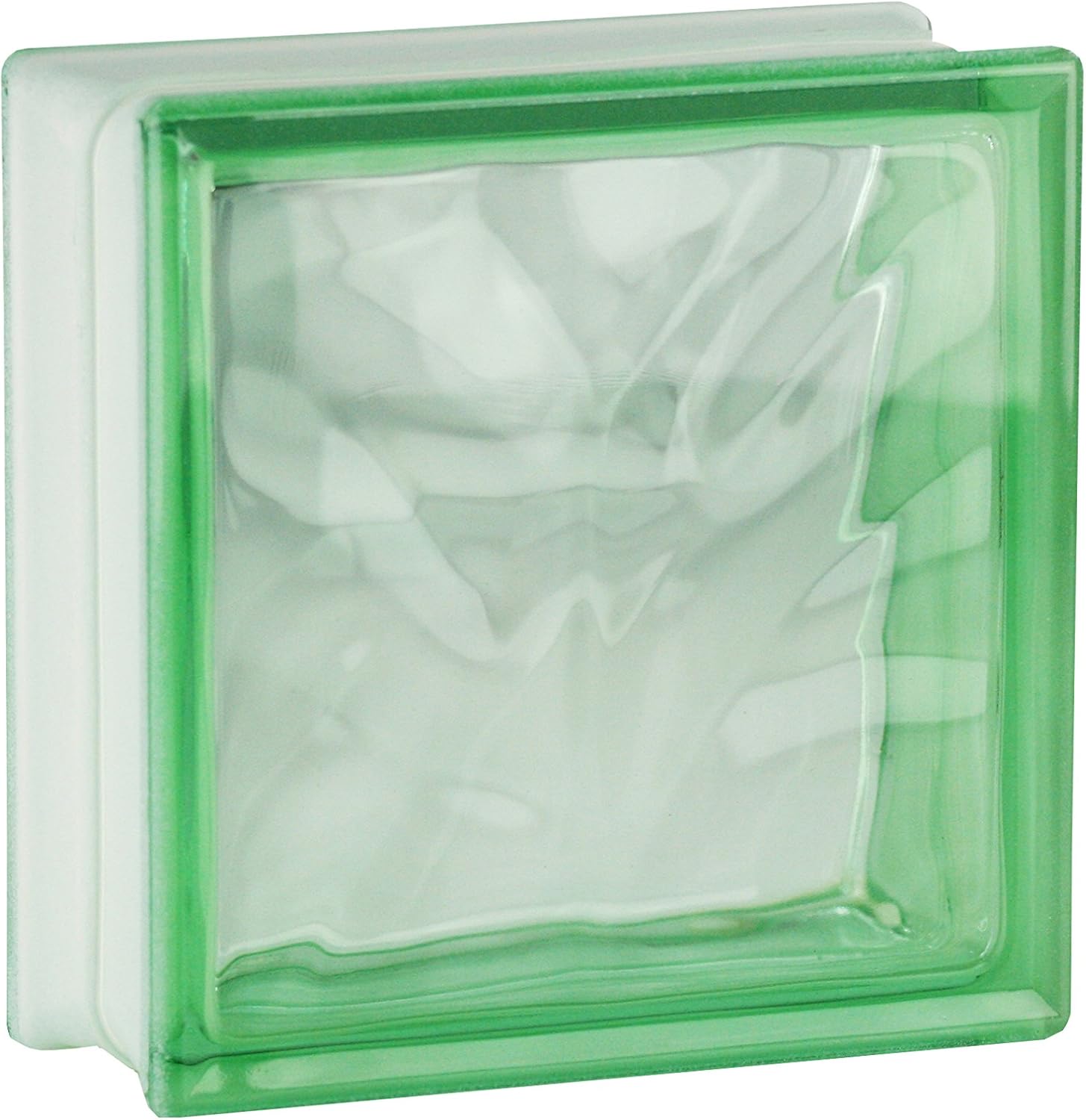 Fuchs Brique De Verre De Décoration Avec Ouverture Et Coin