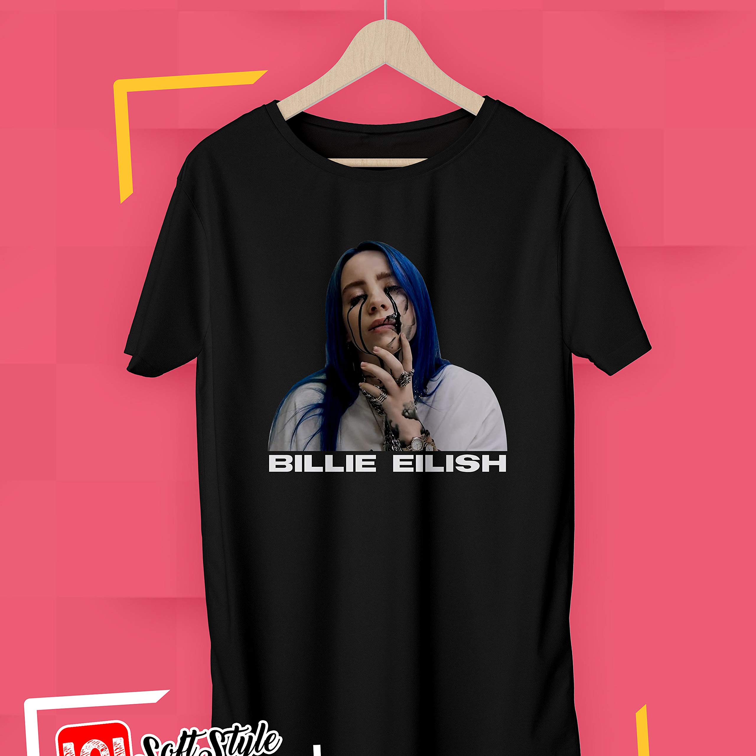 Billie Eilish Shirt Spider T Shirts Tee Tops Music Fans Gift Graphic Printed S B Kitilan