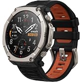 Amazfit T-Rex Ultra 2 Smart Watch, 1.5" AMOLED Sapphire Glass, iOS/Android | 51mm, 30-Day Battery, Dual-Band GPS, Flashlight, Titanium Case, Water-Resistant, Rugged/Miltiary Style, Offline Maps