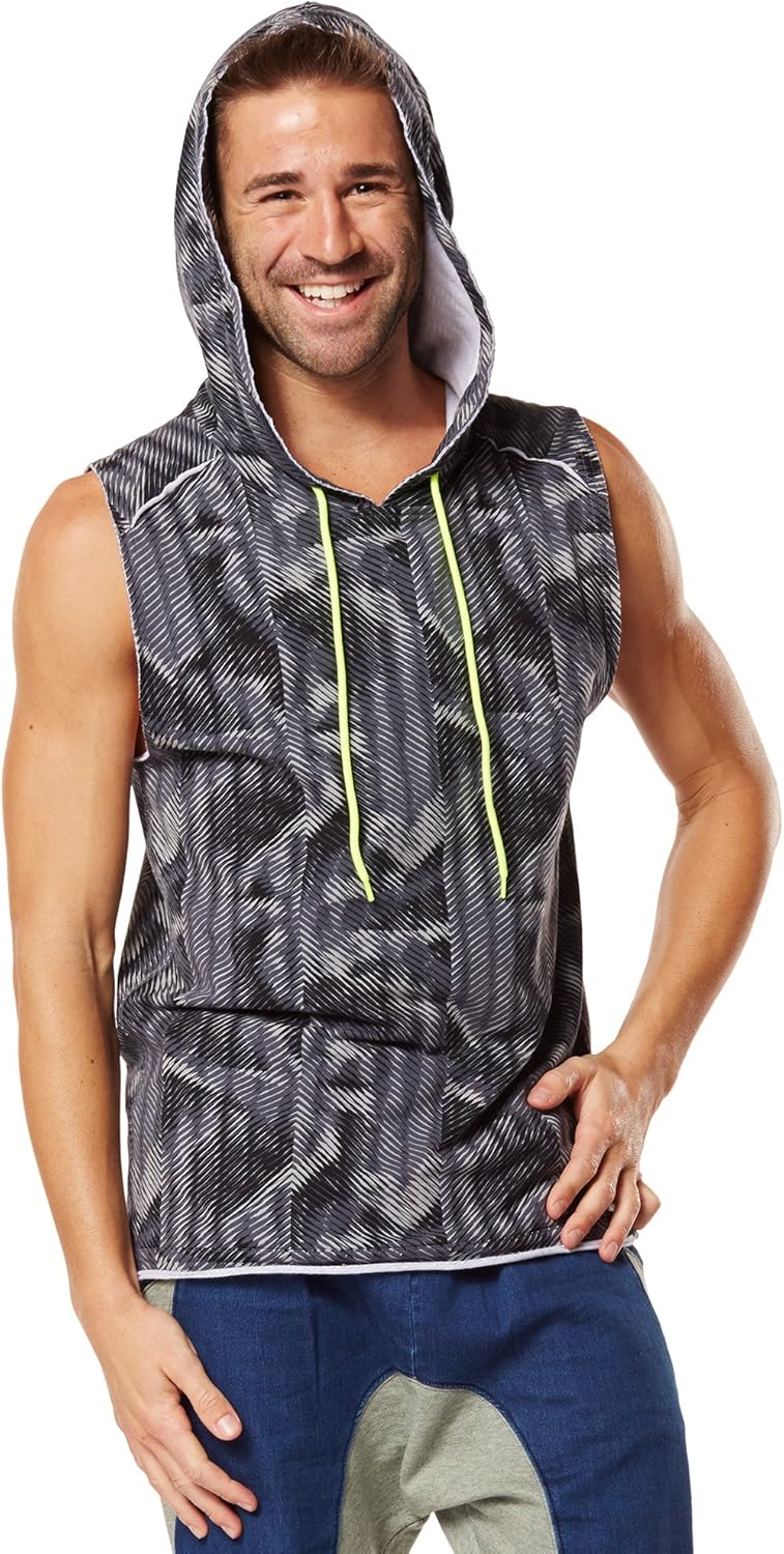 zumba sleeveless hoodie