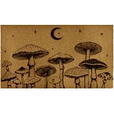 Mushroom Doormat Outdoor Indoor Rug Coir Welcome Entrance Front Door Mat | Cute Funny Doormat Cottage Porch Dor Mat Carpet, Heavy Duty Coco Cior Floor Mat, Outside Inside Non Slip Entryway Home Decor