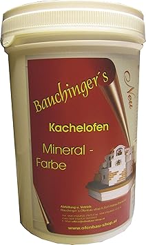 Kachelofenfarbe Mineralfarbe weiß 4 kg