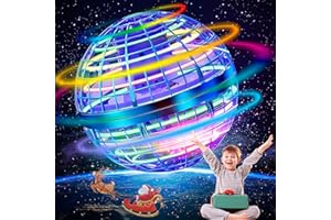 Taikcsut 2025 Upgraded Flying Orb Ball Toy, Hover Boomerang Ball Spinner Mini Drone - Magic Floating Galactic Fly Spinning Orb, for for Boys Girls and 6-12 Age Kids