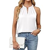 Blooming Jelly Womens Summer Tank Tops Satin Business Dressy Casual Blouses Sleeveless Halter Trendy Work Shirts 2026