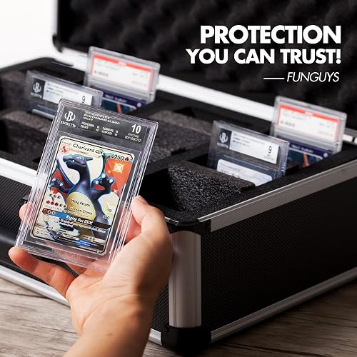 best place to get pokemon cards graded 3D Printed CGC Graded Pokmon Slab Holder