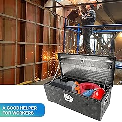 Eivojor 30" Aluminum Stripes Plated Tool Box Pick