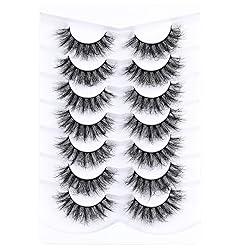 Mebver False Eyelashes Cat Eye Faux Mink Lashes