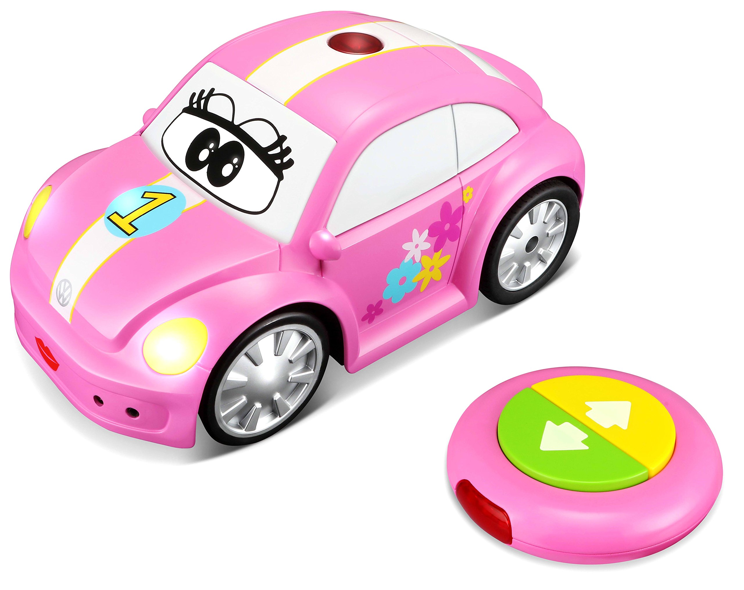 BB Junior Bburago Maisto France - Bburago RC Baby Vehicle My First Remote-Controlled Ladybird 92003R Pink Version