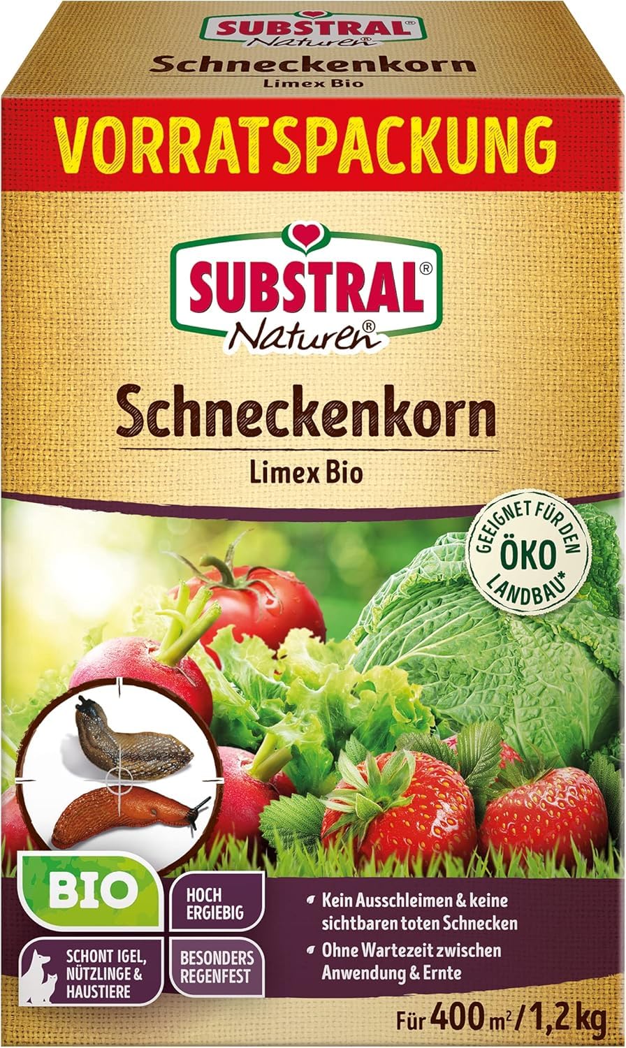 Substral Naturen Schneckenkorn Limex Bio 1,2kg 400m² Schneckenbekämpfung