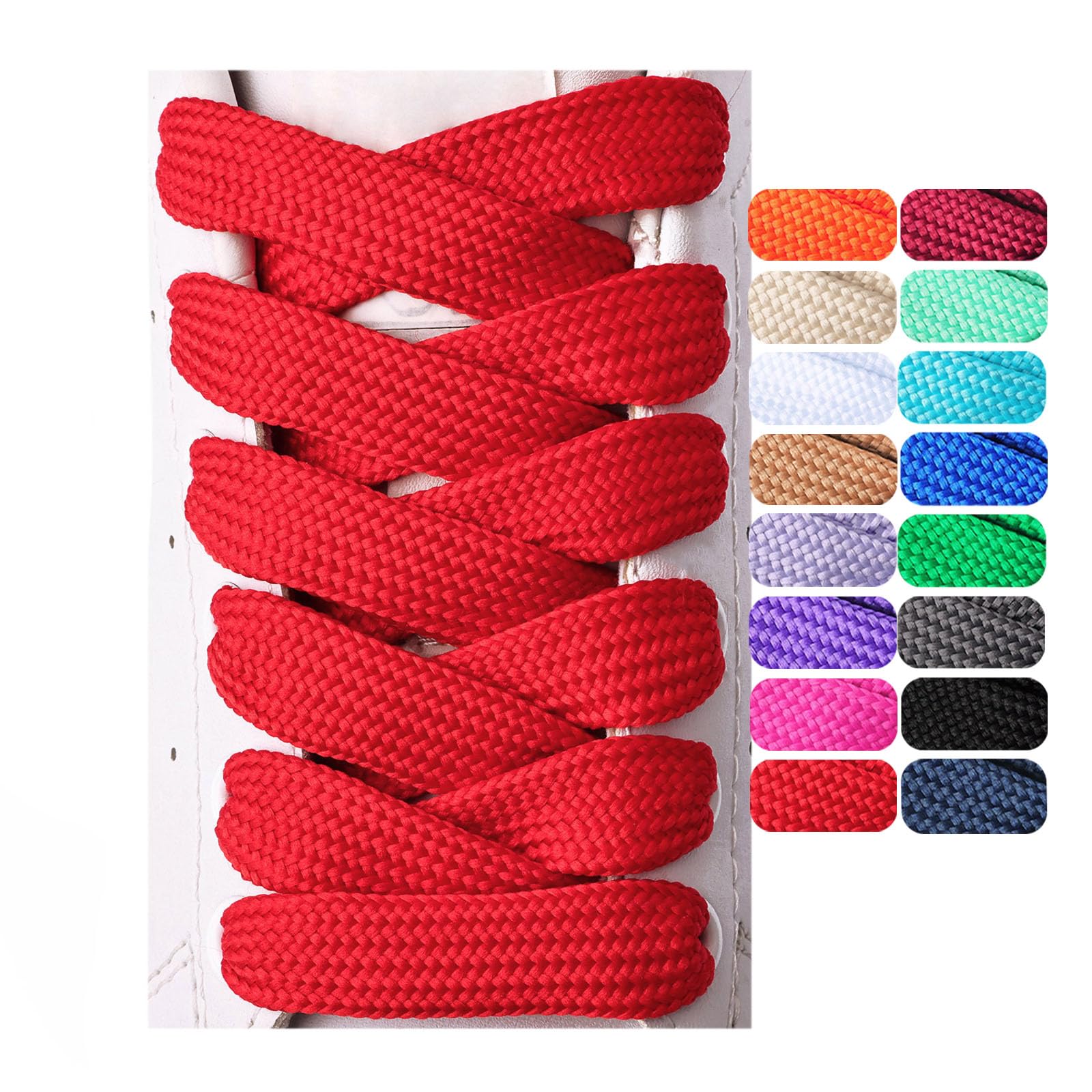 Olukssck 2 Paris Fat Shoe Laces for