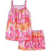 The Children's Place girls Tank Top and Shorts 2 Piece Pajama Set