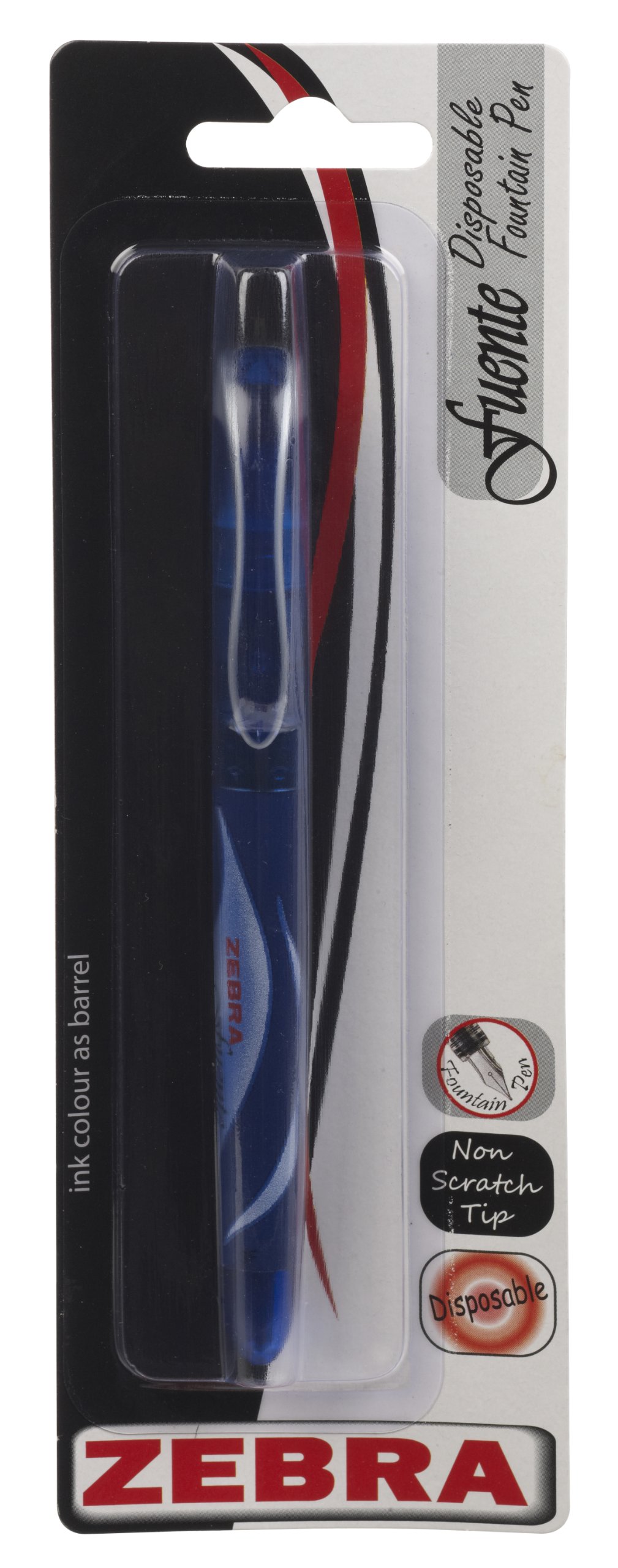Zebra Fuente Disposable Fountain Pen - BLUE