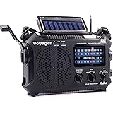 Kaito KA500 5-way Powered Emergency AM/FM/SW NOAA Weather Alert Radio with Solar,Wind Up,Dynamo Crank,Flashlight and Reading Lamp, Cellphone Charger,Color Black