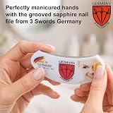 3 Swords Germany Round Sapphire Pocket Nail File view 2