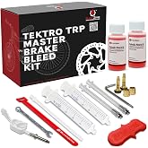 BleedZone Mineral Oil Brake Bleeder Kit Compatible with Tektro TRP, 120ml | Hydraulic Bike Maintenance Set Featuring Reusable Syringe, Hose for MTB Bicycle Systems, Service Plus Controlled Bleeding