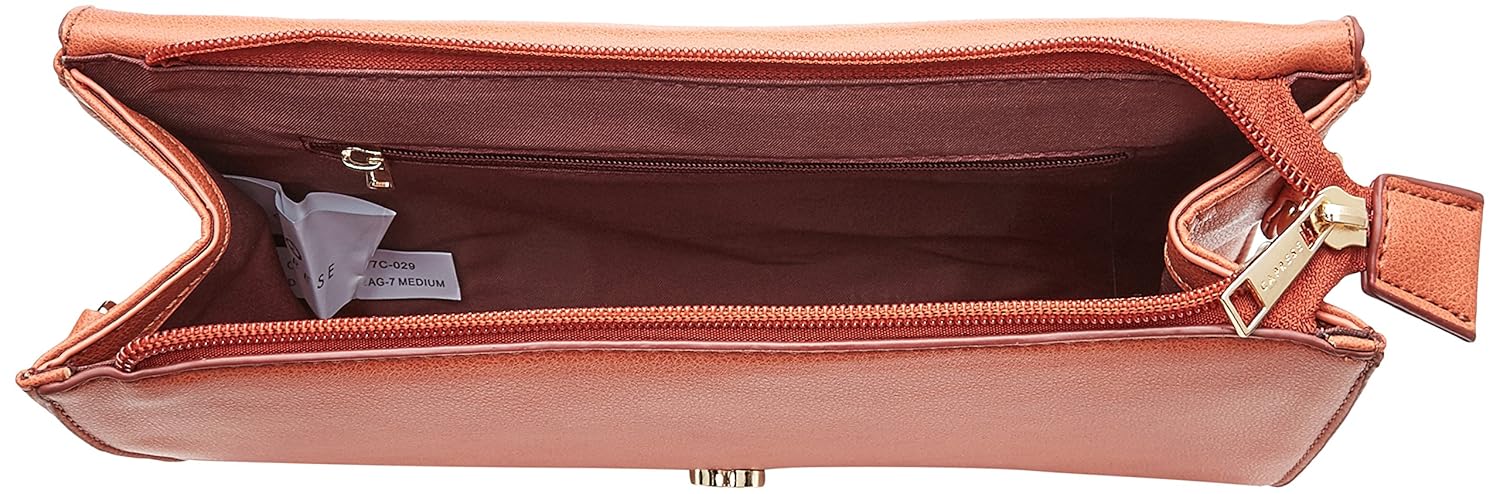 caprese yondella women's clutch (peach) ()