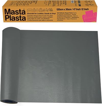 MastaPlasta The Original All-in-One Leather Repair Kit Grey 120x30cm