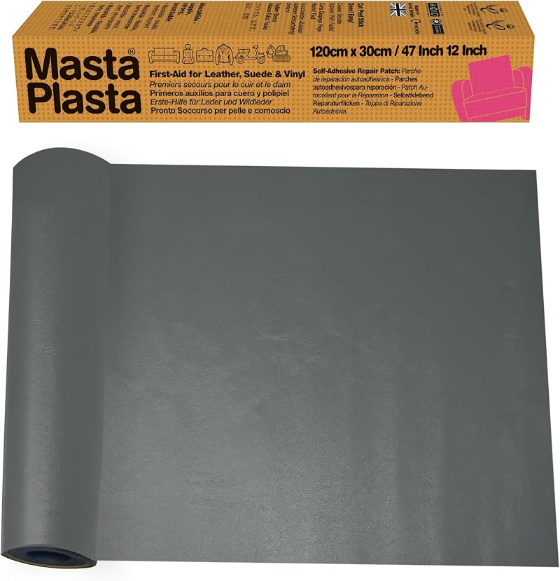 MastaPlasta The Original All-in-One Leather Repair Kit Grey 120x30cm