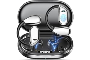 MERRYKING AI Language Translator Earbuds, OWS Real-Time 3-in-1 Translation Earbuds 169 Languages & Accents, Translation Device for Travel Business Learning,Black