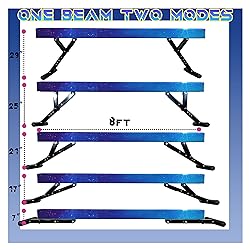 FC FUNCHEER 8FT Adjustable Balance Beam,high and
