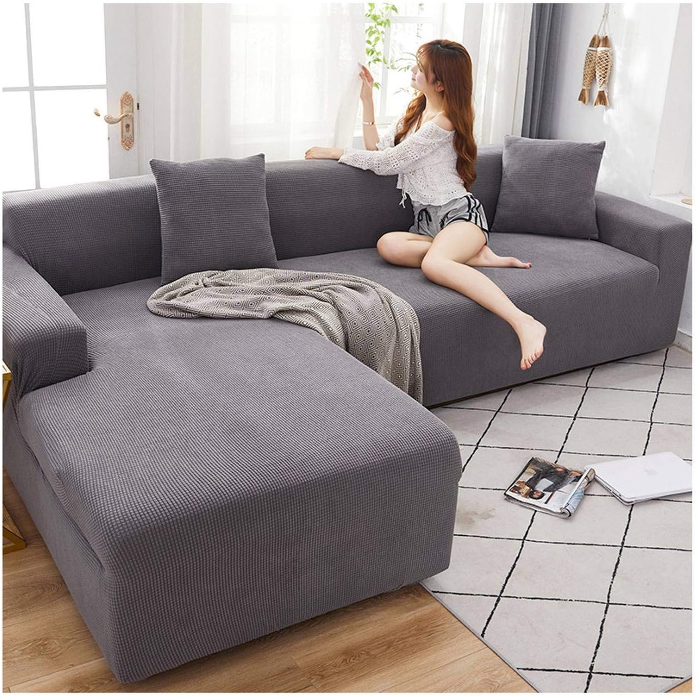 Sofa Cover Sofa Cover L Shape Sofa Protector Sofa Bed Cover Elastic