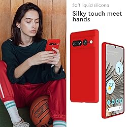 YATWIN Silicone Case for Google Pixel 7 Pro