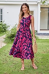 STYLEWORD Women's Casual Dresses Sleeveless