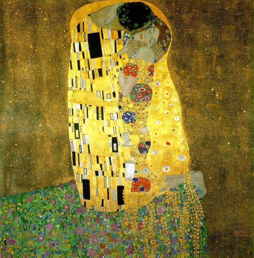 Adult Jigsaw Gustav Klimt : kiss: 1000 Piece Jigsaw Puzzle (1000-piece jigsaws)